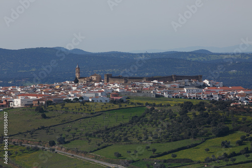 Cumbres Mayores town of Huelva, Spain