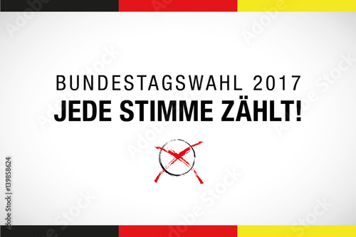 jede Stimme zählt Bundestagswahl 2017 Deutschland