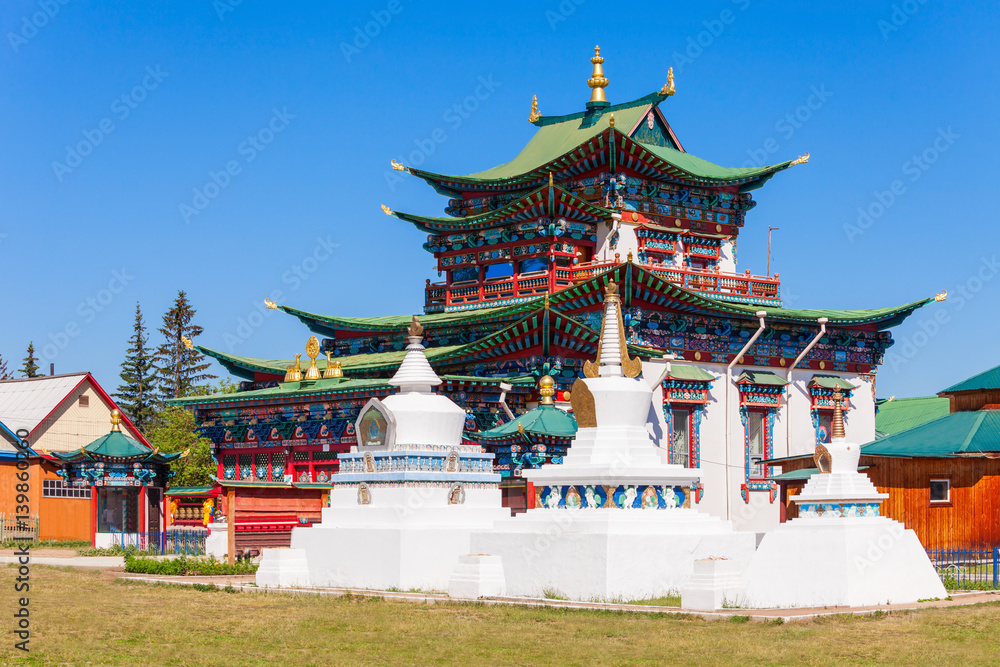 Obraz premium Ivolginsky datsan near Ulan-Ude