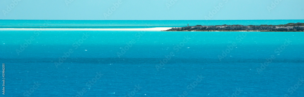 The blue at Bahamas