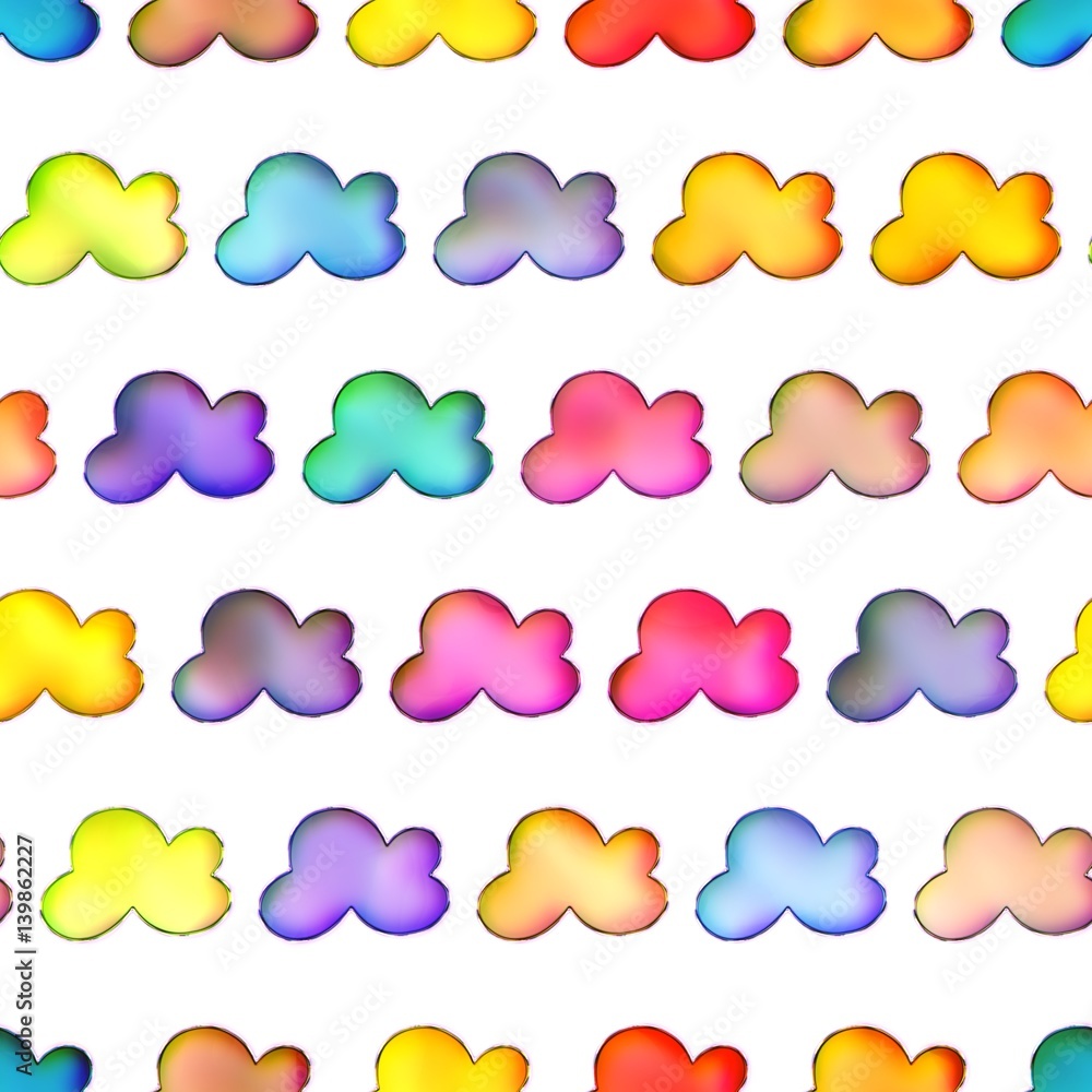 Seamless texture colorful clouds Seamless texture colorful clouds