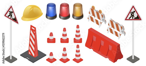 Under Construction Sign Set