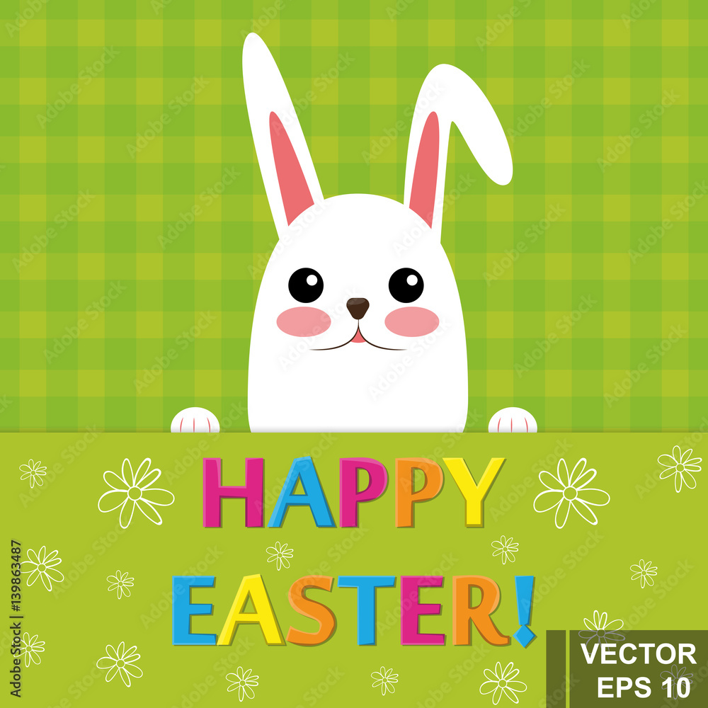 Fototapeta premium Happy easter. Celebration. Congratulations. For your design.