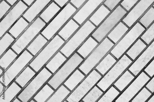 Grey brick wall for background and texture.