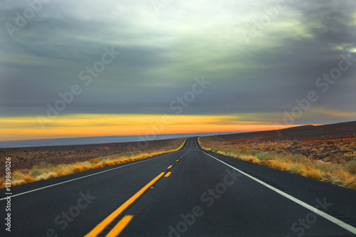 Highway at Dusk