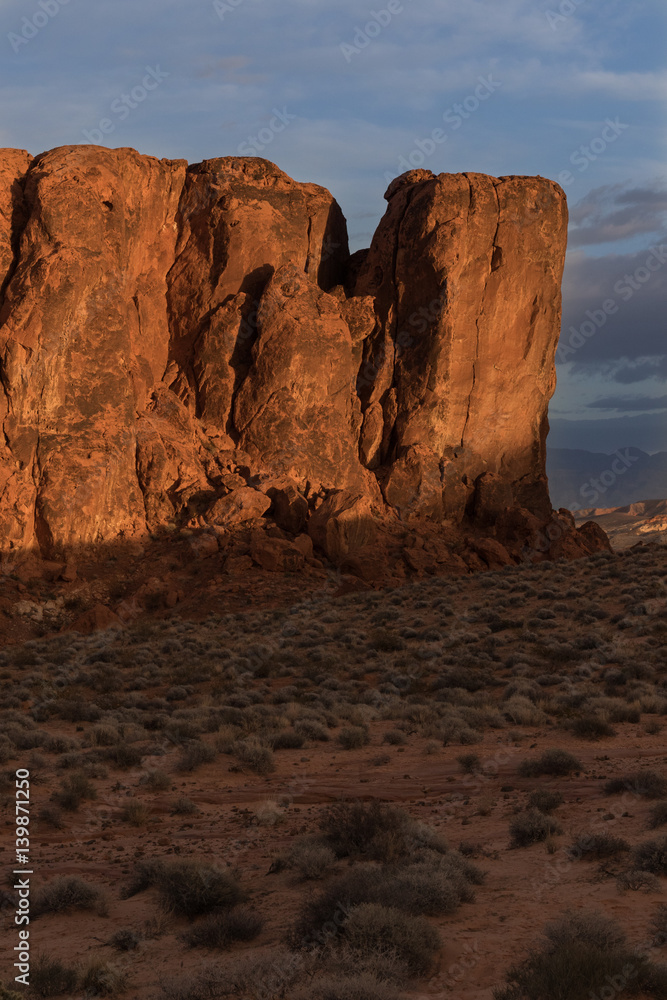 Valley of Fire State Park at Sunset