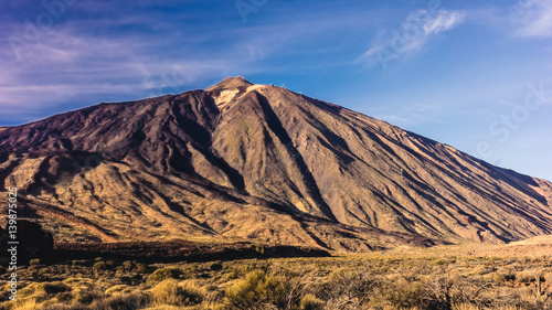 Teide National Park, Tenerife, Canary Islands, Spain. volcano Teide. Mount Teide, UNESCO World Heritage Site