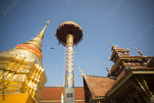 THAILAND LAMPANG WAT PONGSANUK TEMPLE photo