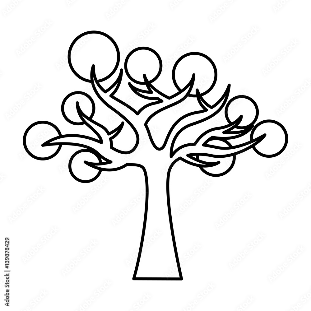 tree plant ecology symbol vector illustration design tree plant ecology symbol vector illustration design