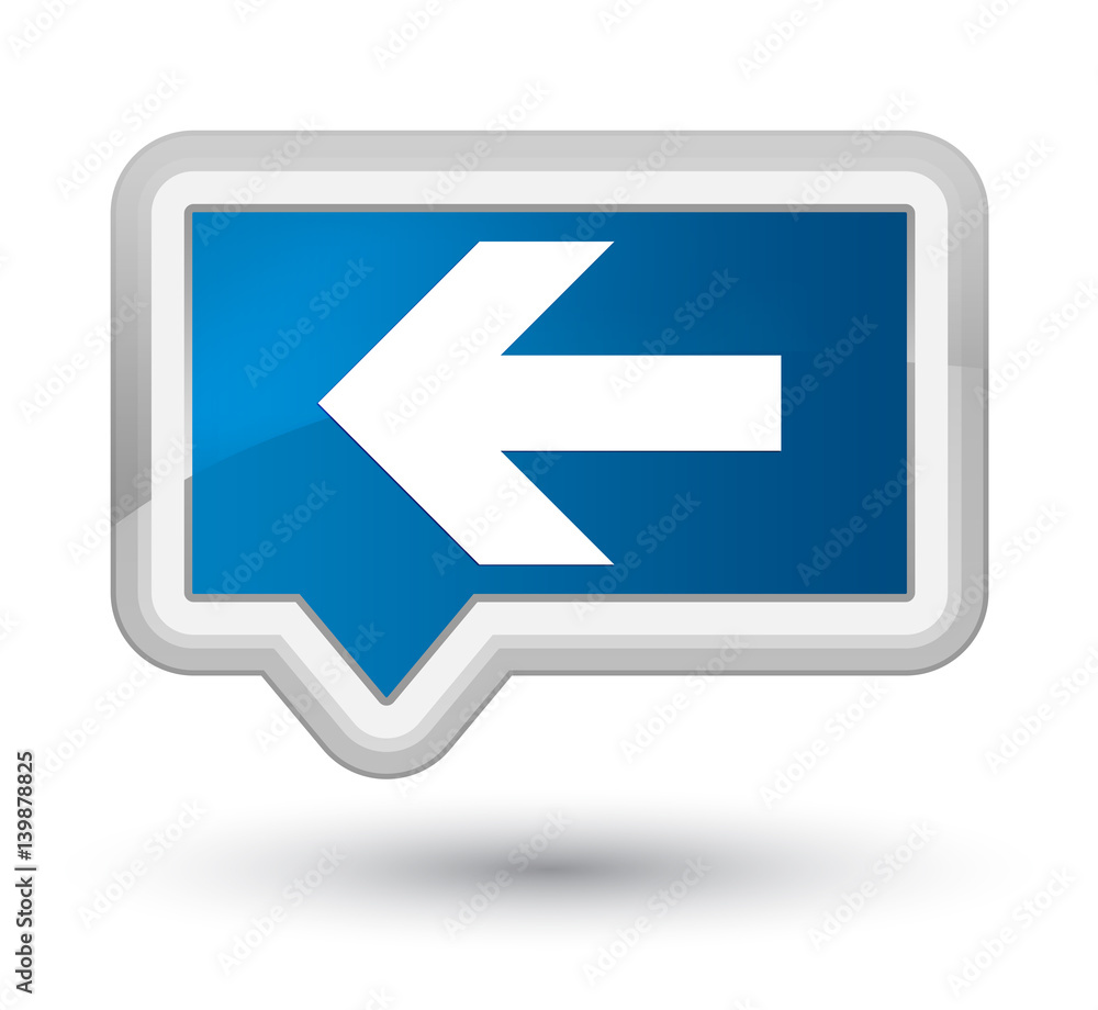 Back arrow icon prime blue banner button Back arrow icon prime blue banner button