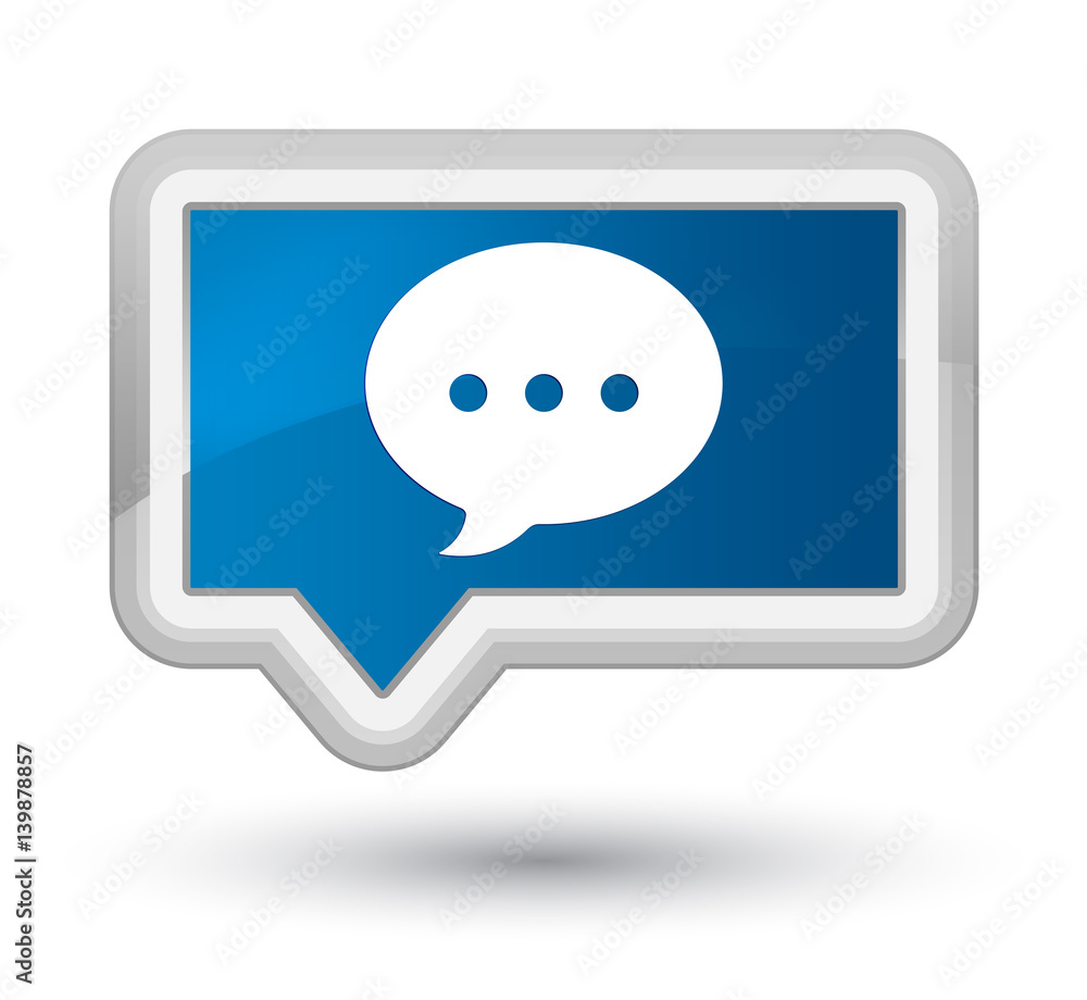 Conversation icon prime blue banner button Conversation icon prime blue banner button