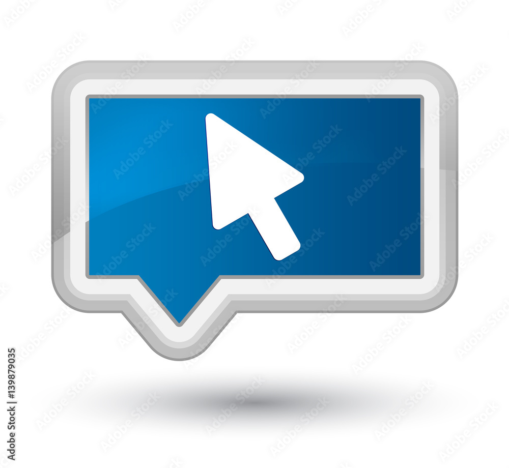 Cursor icon prime blue banner button Cursor icon prime blue banner button