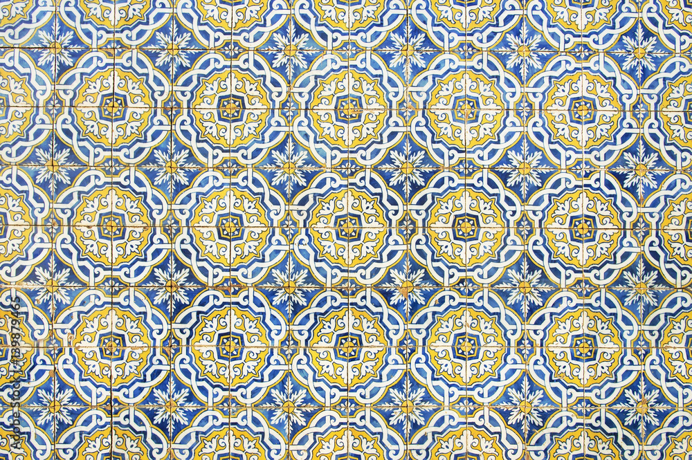 Portuguese tile house wall Portuguese tile house wall