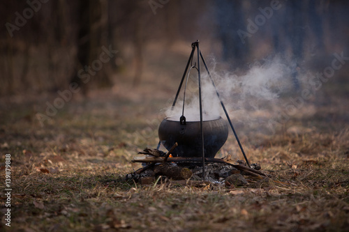 Billede på lærred Caldron