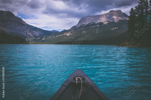 Turquoise Lake in Canadian Rocky Mountains © Lucie