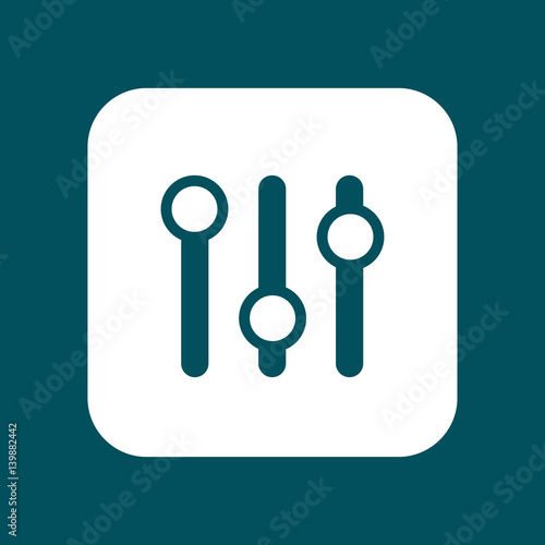 Modern Flat Icon - 10 Colors Included