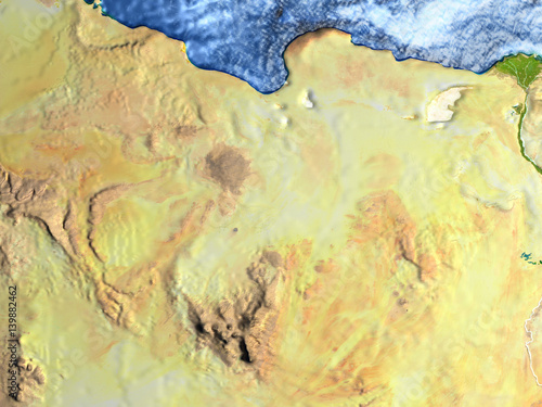 Egypt on Earth - visible ocean floor