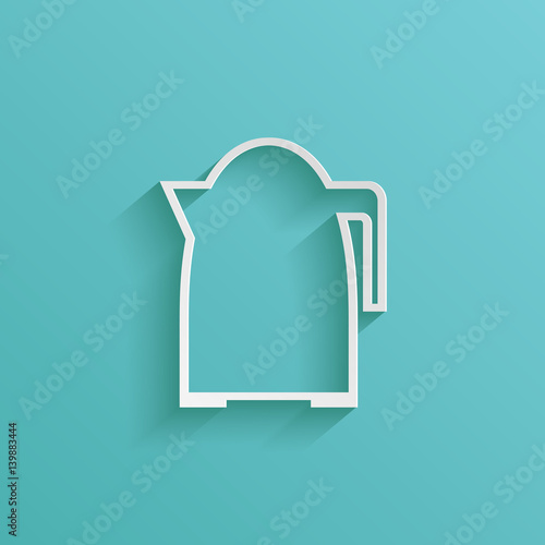Kitchen Kettle linear icon
