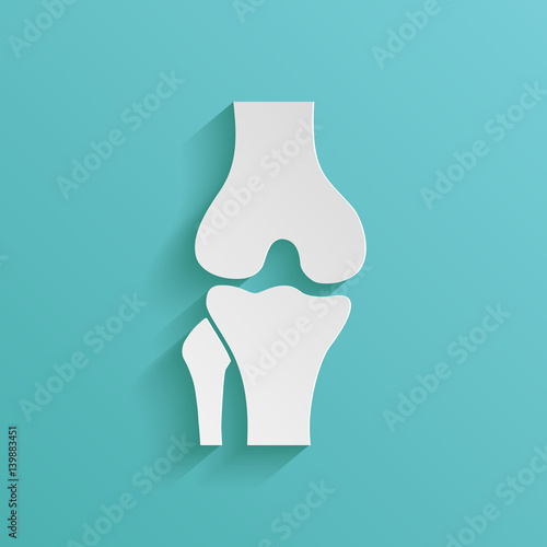 Knee joint icon