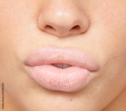 woman lips