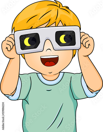 Kid Boy Eclipse Glasses