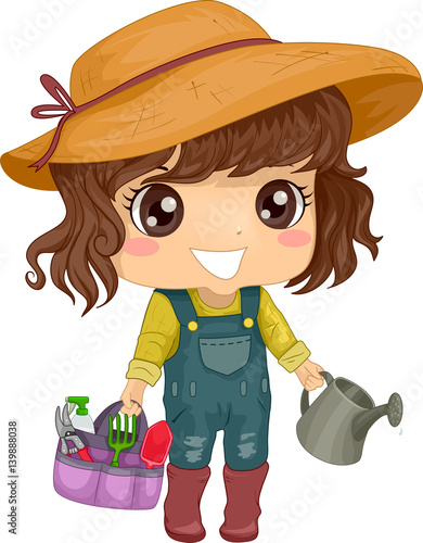 Kid Girl Garden Tool Set
