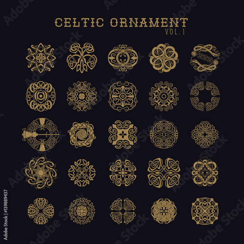 celtic ornament set photo