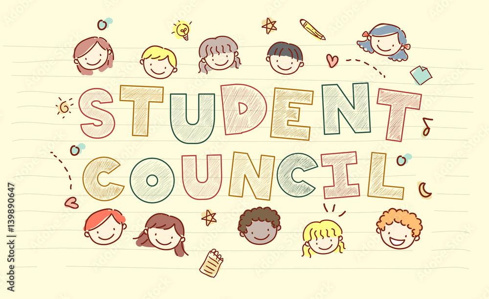 Student Council Kids Head