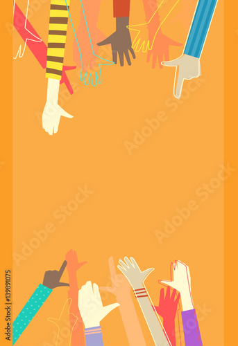 Hands Present Background