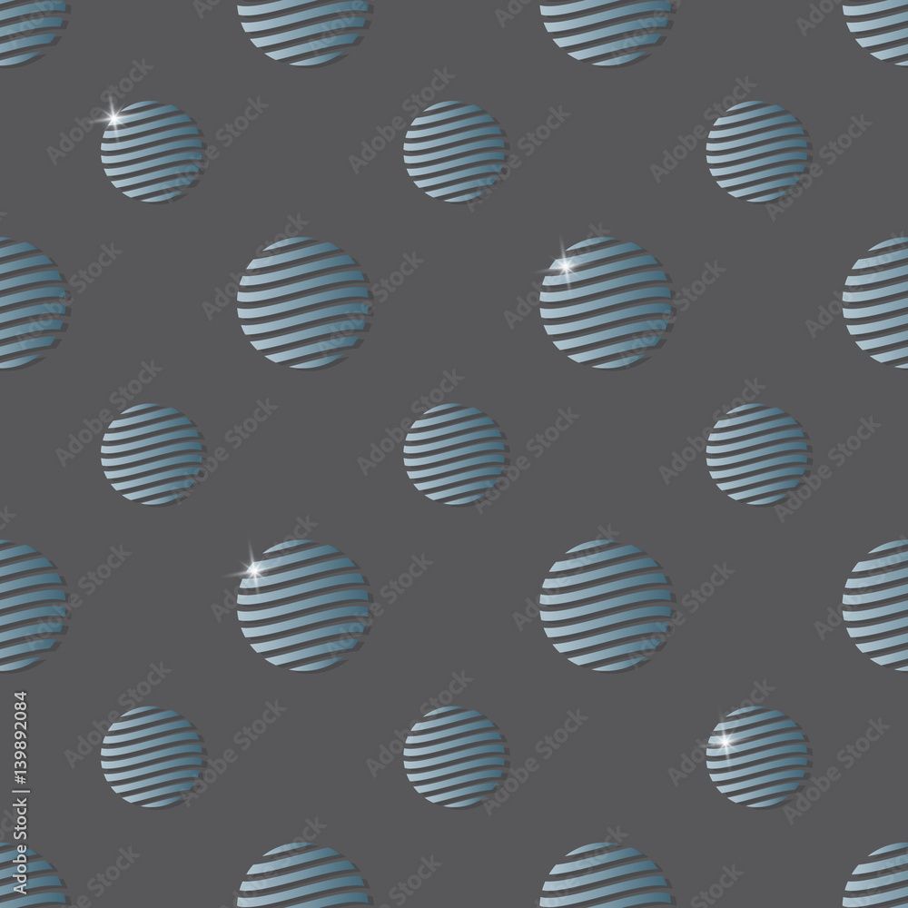 Seamless pattern from balls. For the design of postcards, interiors, textiles. Seamless pattern from balls. For the design of postcards, interiors, textiles.
