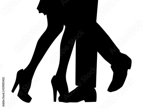 Dancing Legs In Silhouette