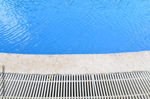part of swimming pool with ...