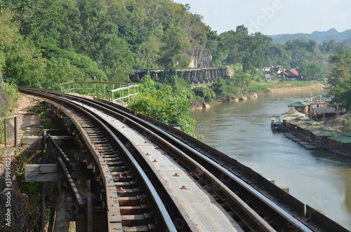 Death Railway in Kanchanaburi, Thailand © chokniti