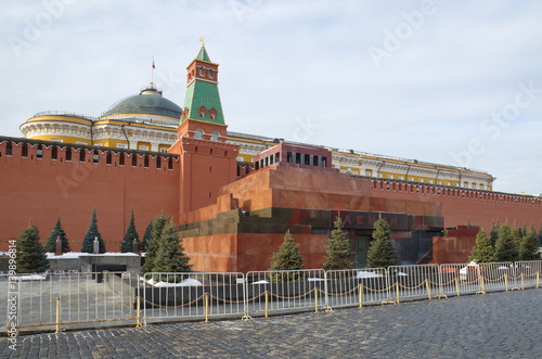 Vászonkép The Lenin mausoleum on Red square, Moscow, Russia