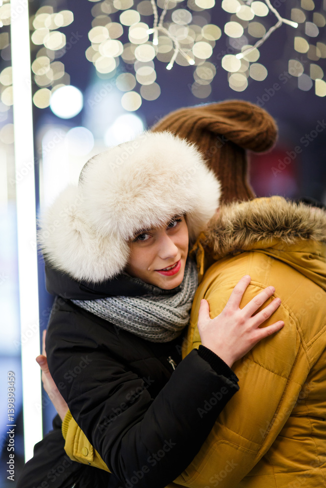Romantic photography of couple hugging Romantic photography of couple hugging