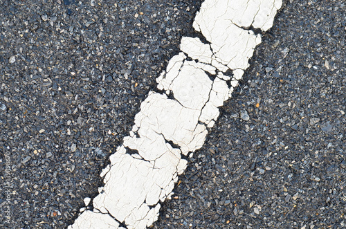 Wallpaper Mural asphalt road texture with white stripe Torontodigital.ca