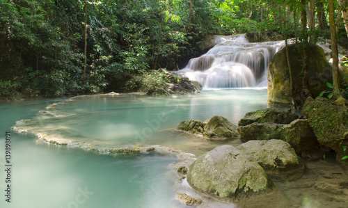 Emerald waterfall