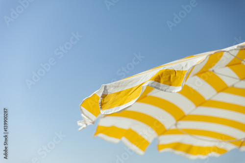 Yellow Beach Umbrella