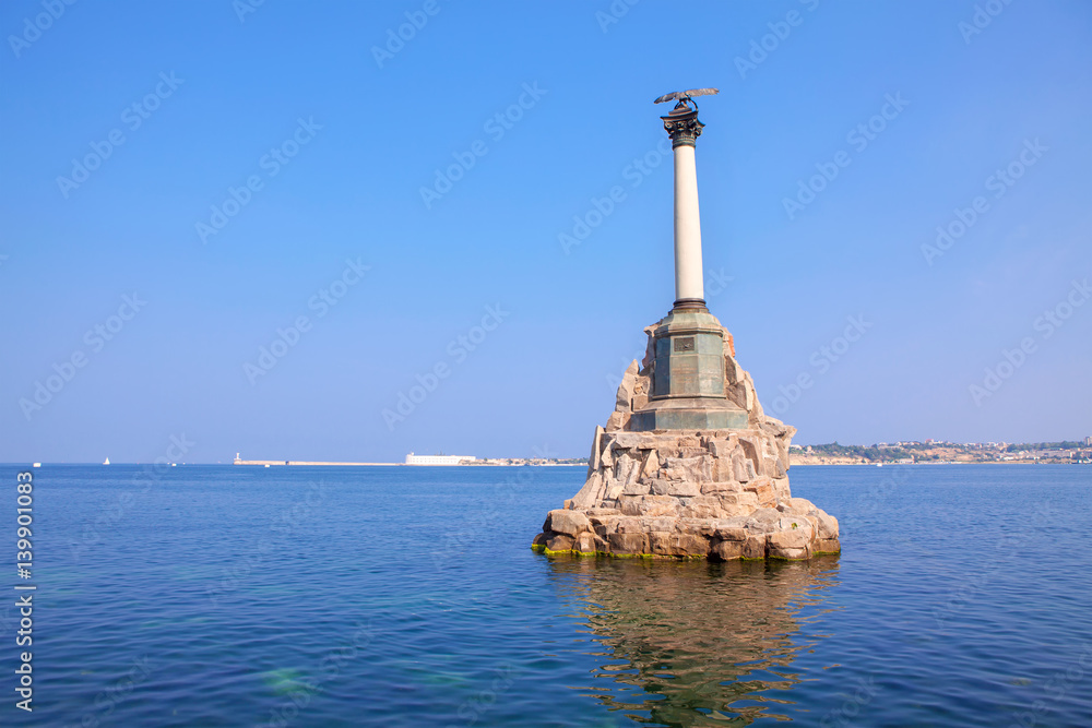 Monument to the Scuttled Ships in Sevastopol Monument to the Scuttled Ships in Sevastopol