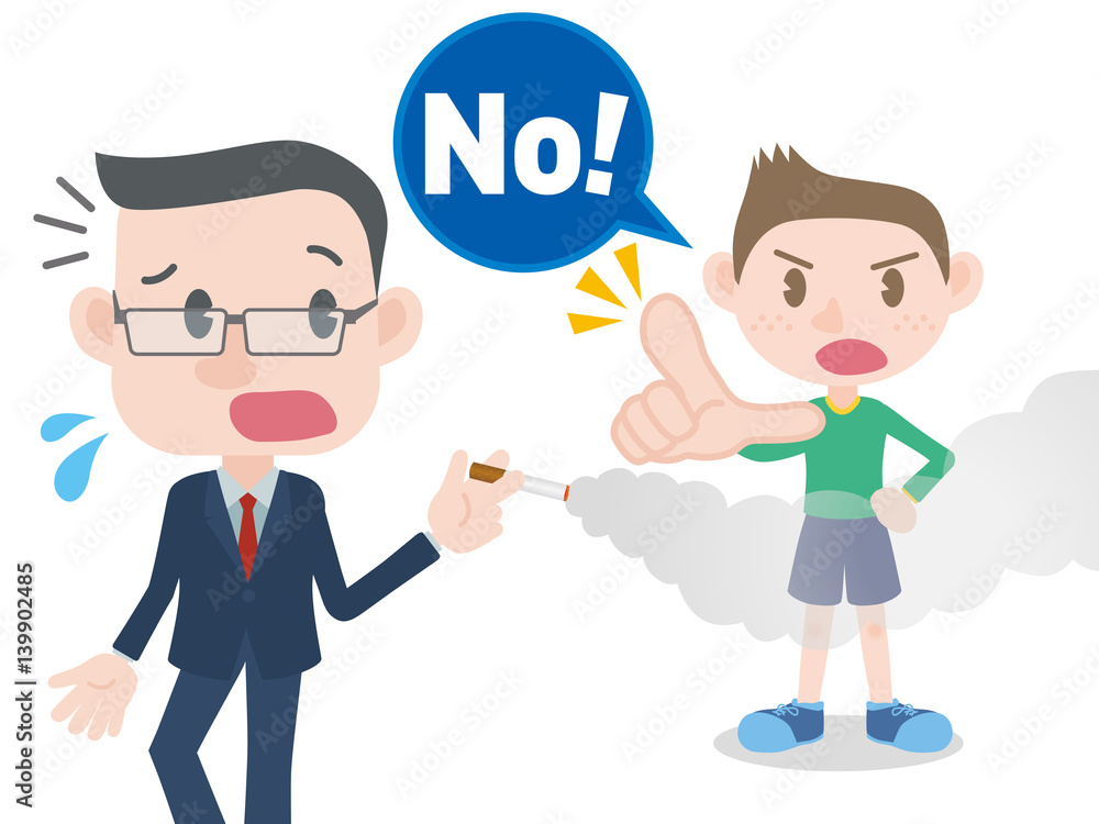 passive smoking concept, attention at no-smoking area passive smoking concept, attention at no-smoking area