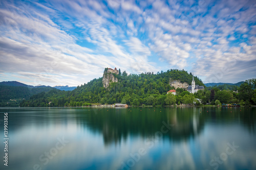castle on the rock above Lake Bled