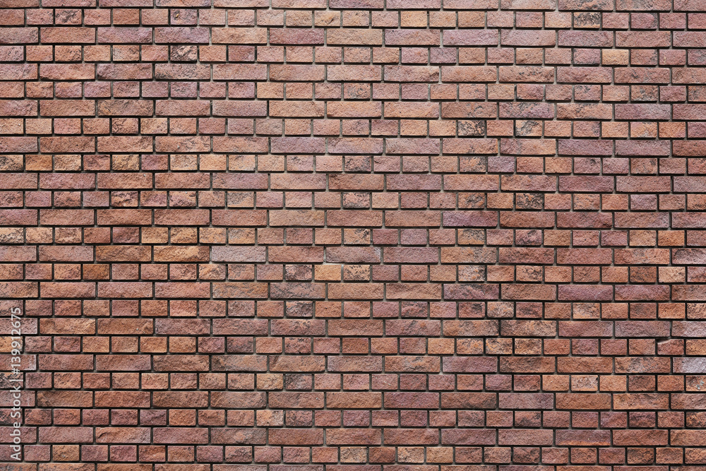 Fototapeta premium レンガの壁の背景素材 Brick Wall Texture