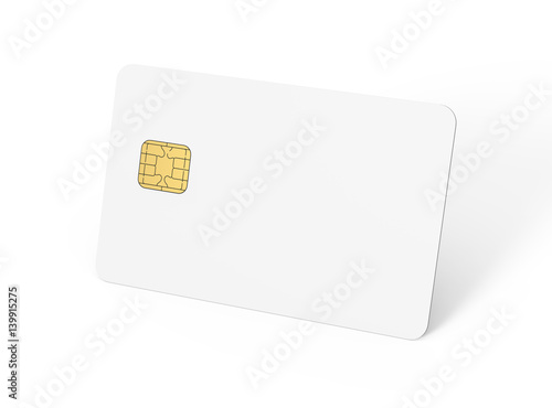 Принти на полотні Blank credit card template