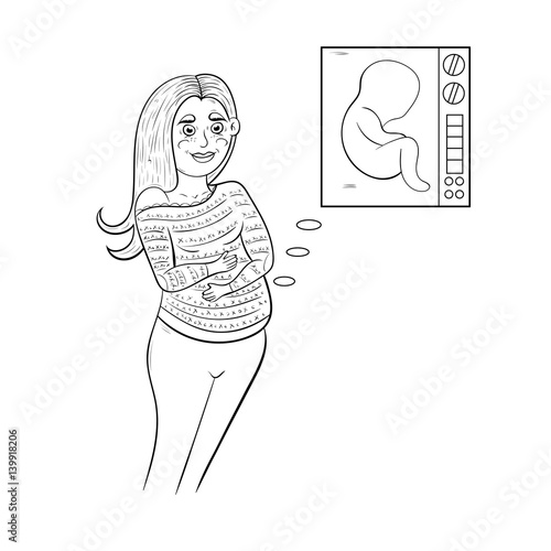 expectant mother having an ultrasound