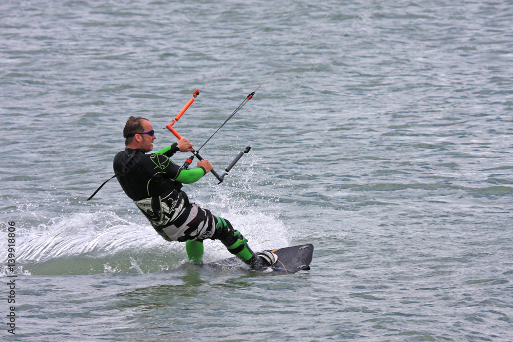 Fototapeta premium kitesurfer