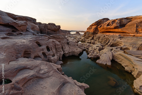 Grand canyon of Thailand / stone mountain at SamPhanBok © rukawajung