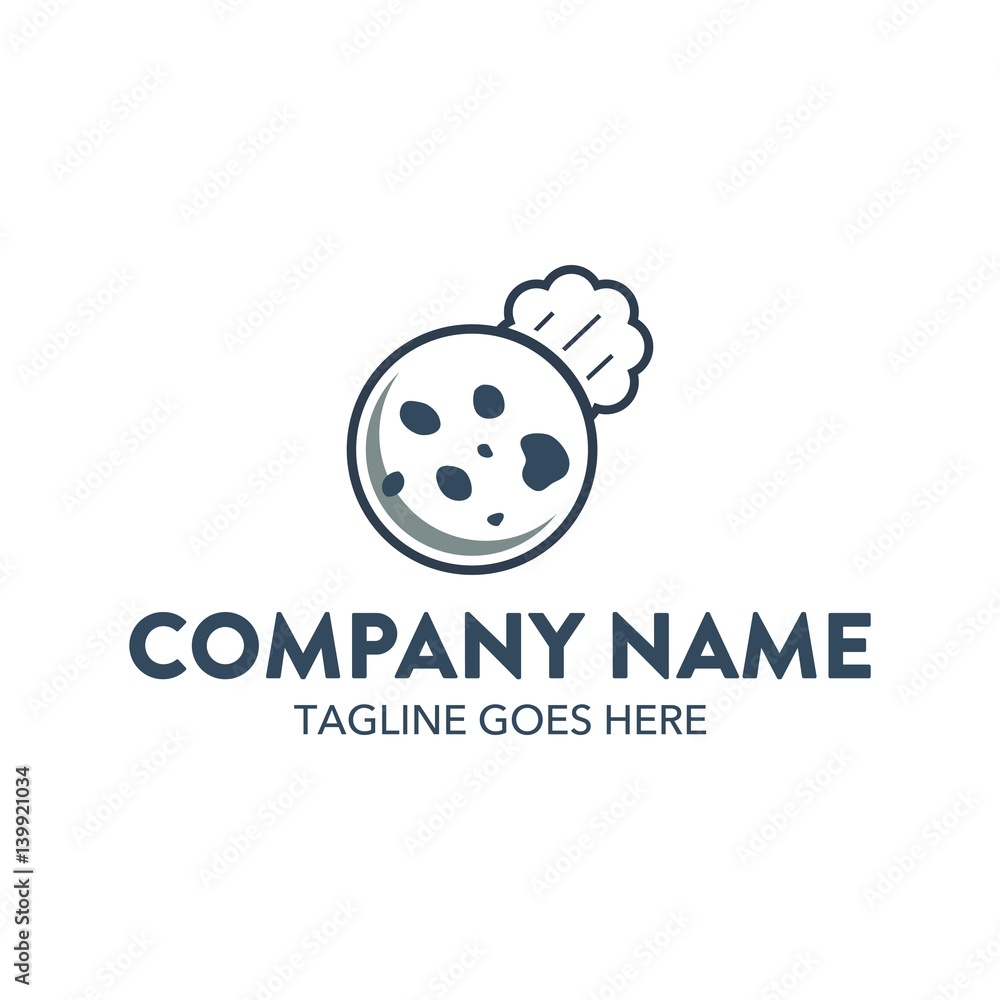 Cake And Cookies Unique Logo Template