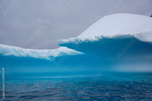 turqouise ice antarctica