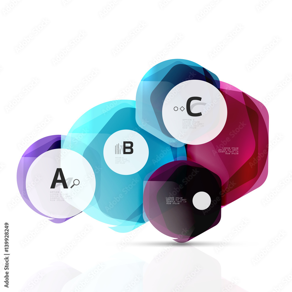 Geometrical hexagons abstract background Geometrical hexagons abstract background