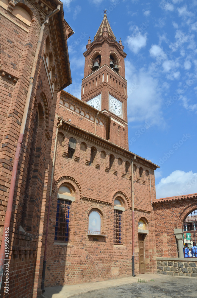 The Church of Our Lady of the Rosary in Asmara, Eritrea
